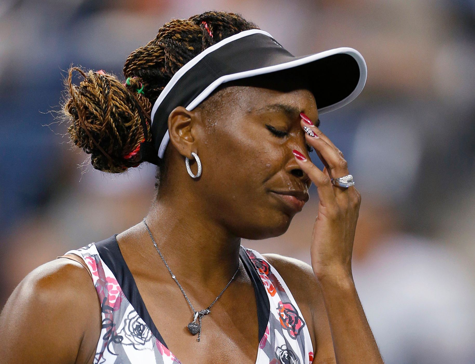 Venus Williamsová smutní ve 2. kole US Open 2012