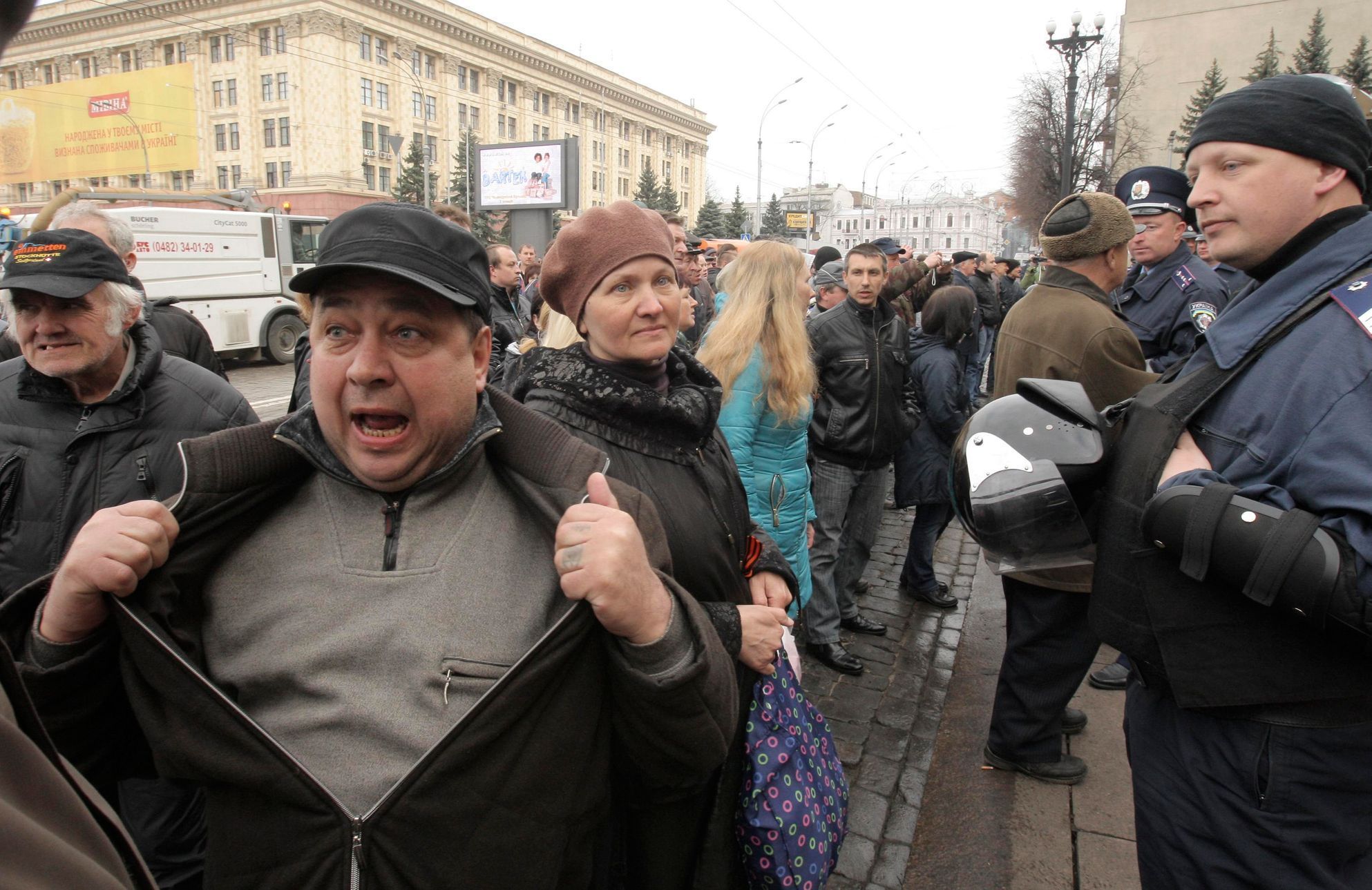 Proruský aktivista v Charkově