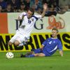 Čeští fotbalisté v utkání proti Slovensku