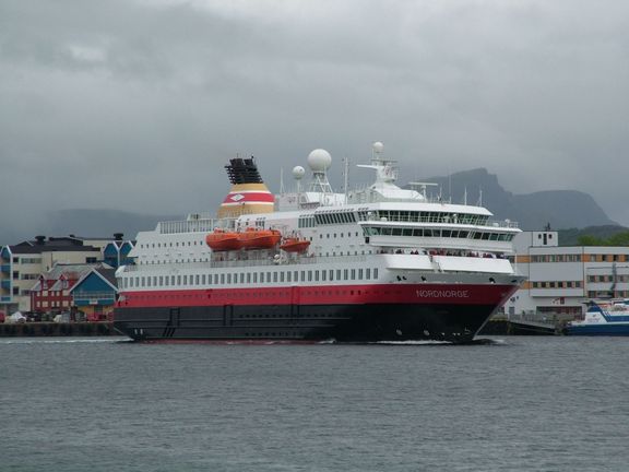 Hurtigruten - výletní loď, která se stala součástí projektu norské televize Slow TV