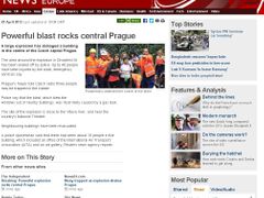Tak o výbuchu informovala britská BBC.