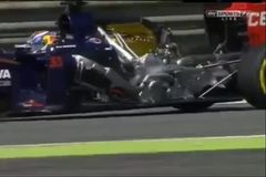 VIDEO Verstappen předvedl karbonový ohňostroj v Curva Grande