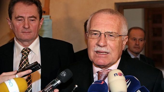 This week, Václav Klaus has been lobbying in the Senate