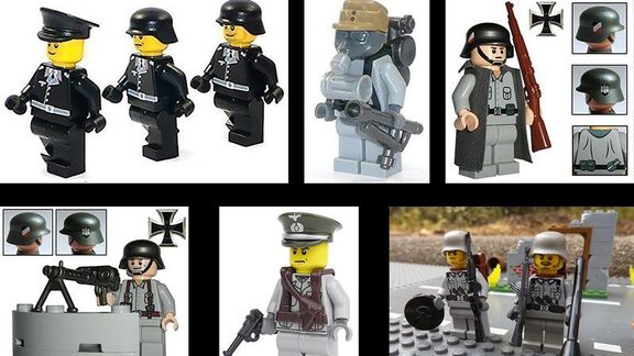 Postavičky Lego v nacistických uniformách