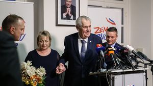 Výzva k volbě Zemana pro členy ANO