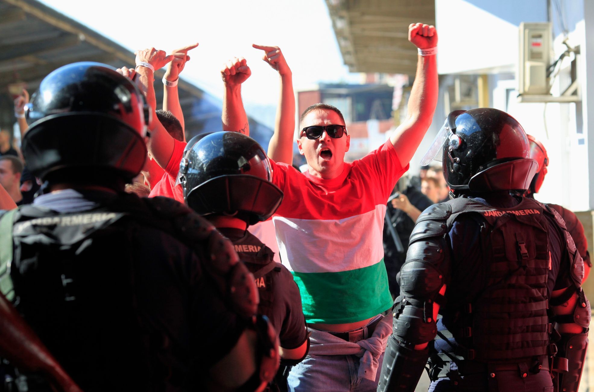 Fotbal, kvalifikace MS: násilnosti před zápasem Rumunsko - Maďarsko