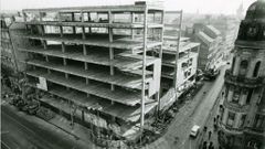 Stavba obchodního domu Máj 1974