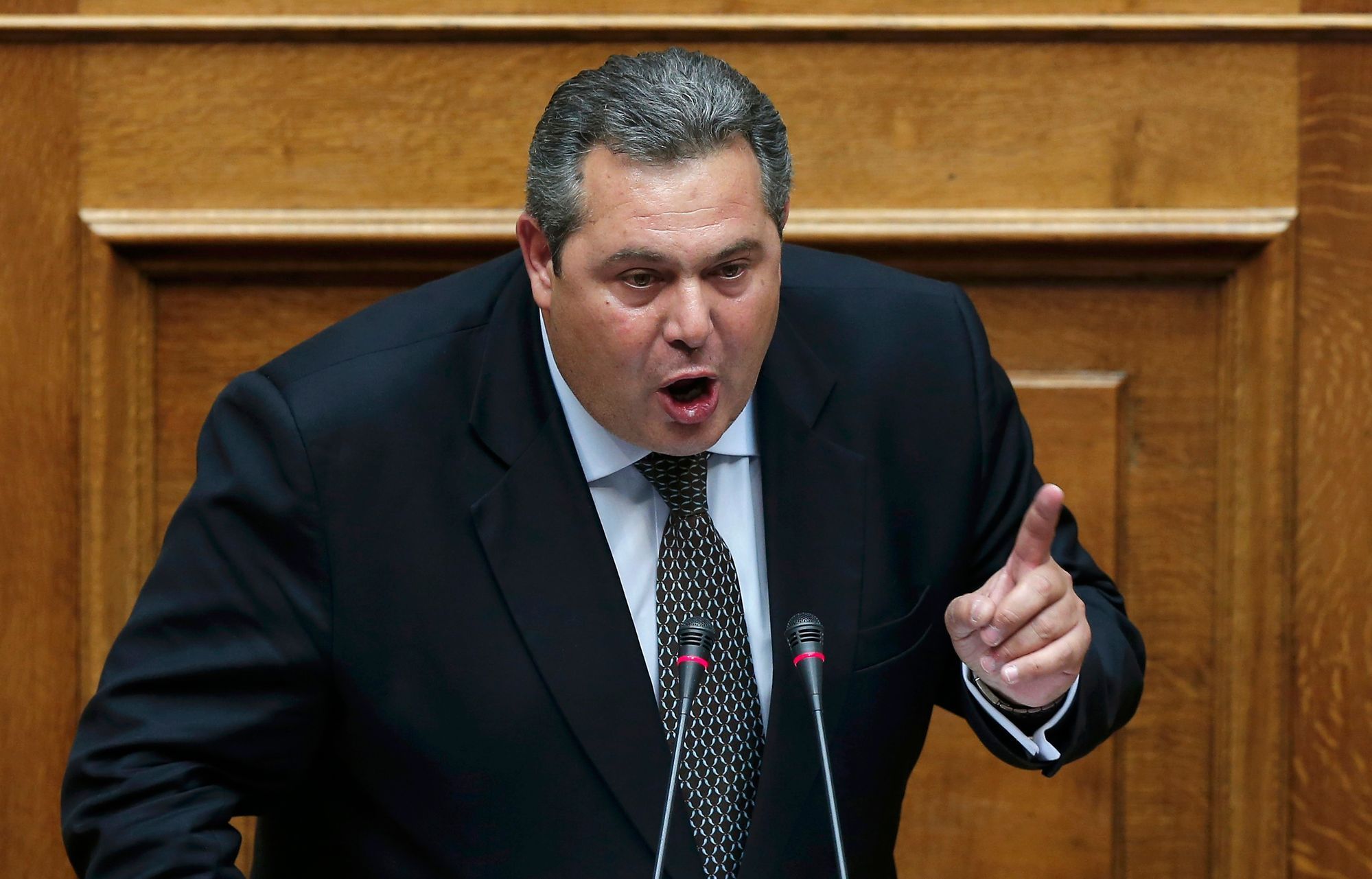 Řecký ministr obrany Panos Kammenos
