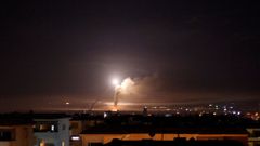 Raketa nad Damaškem