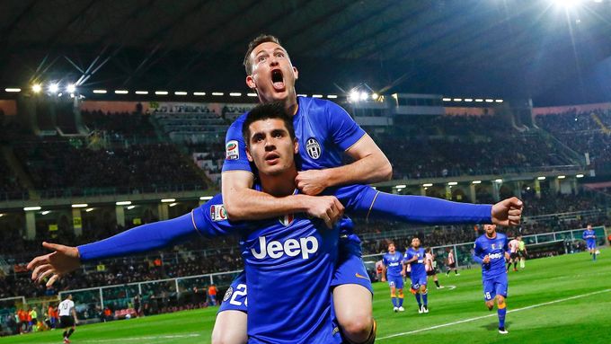 Radost hráčů Juventusu