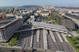 Nová platforma, která překlene celé kolejiště, umožní lidem přejít z Florence do Hybernské ulice a z Masarykova na hlavní nádraží.