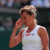 Strýcová / Šu-wej Barbora Strýcová ve čtvrtfinále Wimbledonu 2019