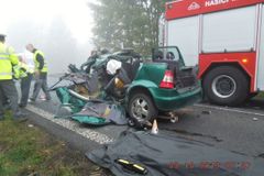 Za tragickou nehodu může 20letý řidič a vysoká rychlost