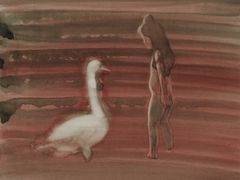 Šárka Trčková, Setkání, 2006, akvarel