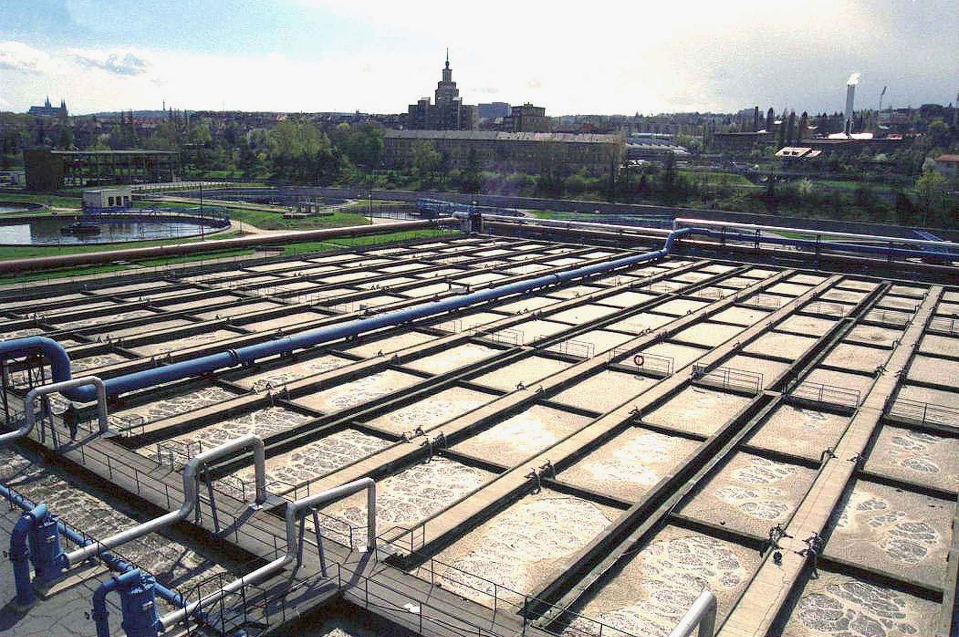 Pražské vodovody a kanalizace čistička voda odpad voda