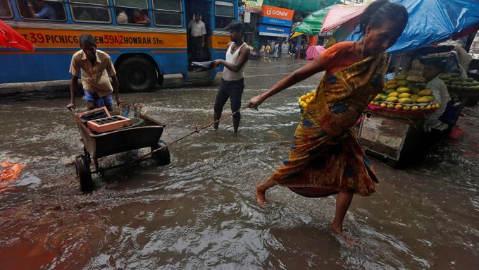 Povodně v Indii.