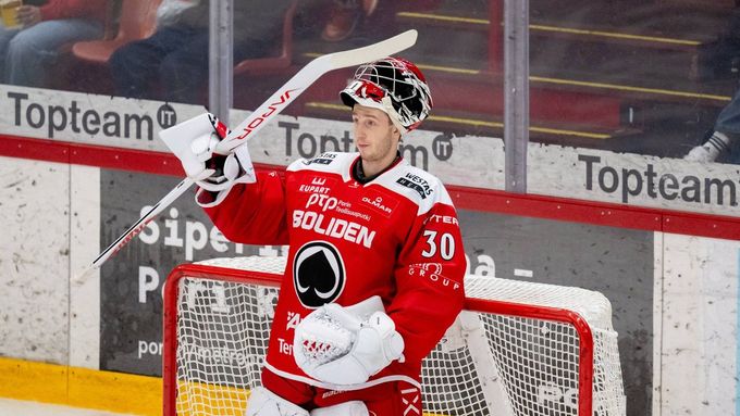 Jan Bednář v dresu finského Ässätu Pori