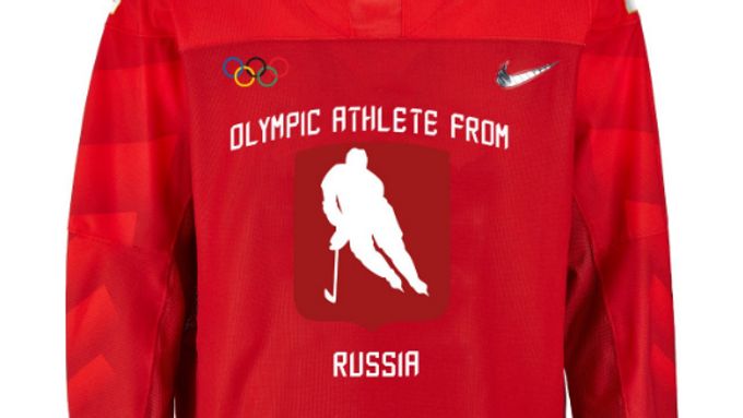 Dres ruského týmu pro olympiádu v Pchjongčchangu by mohl vypadat takhle.