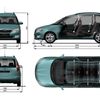 Škoda Roomster - rozměry