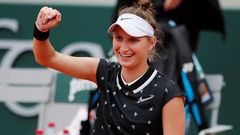 Markéta Vondroušová v semifinále French Open 2019