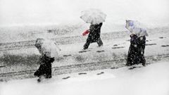 Sníh, sněhová kalamita, ilustrační foto