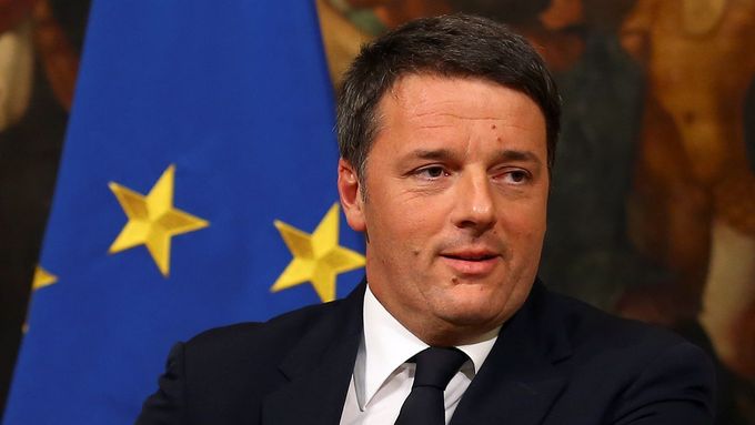 Odstupující italský premiér Matteo Renzi.