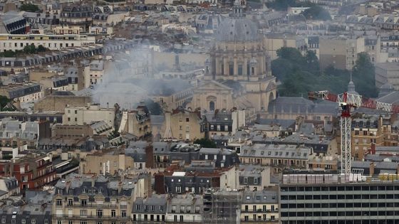 Výbuch v Paříži