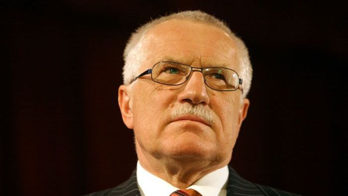Prezident Václav Klaus.