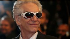 Director David Cronenberg poses on the red carpet as he arrives for the screening of the film &quot;Maps to the Stars&quot; in competition at the 67th Cannes Film Festival in Cannes