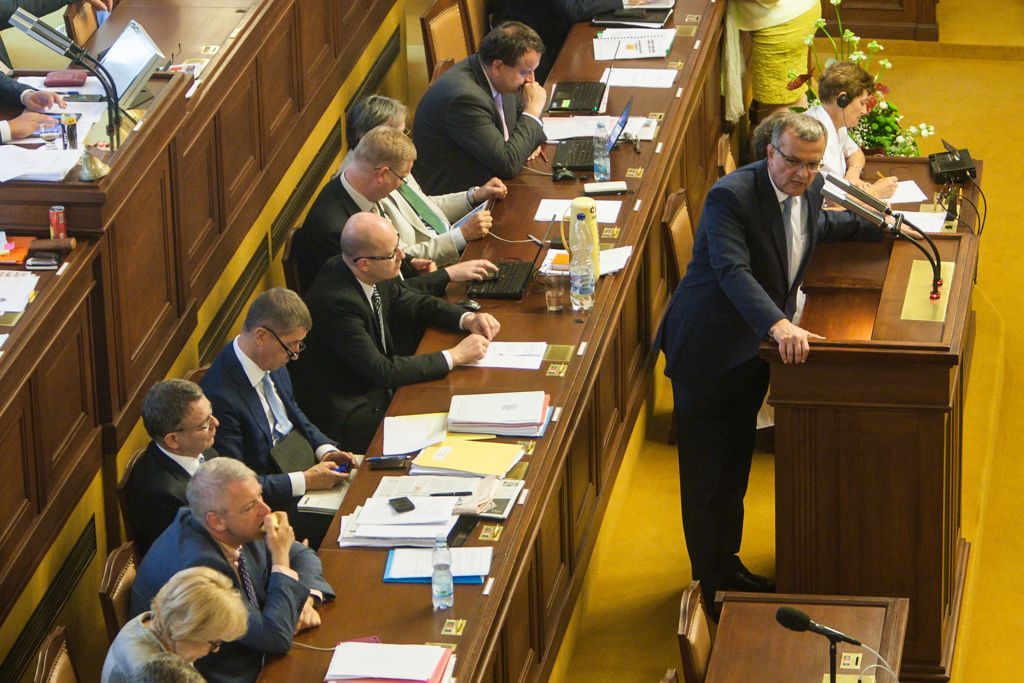 Mimořádná schůze poslanecké sněmovny