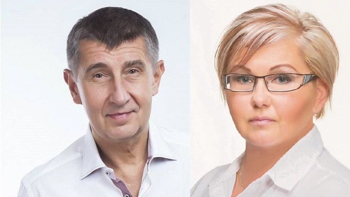 Andrej Babiš a Andrea Babišová.