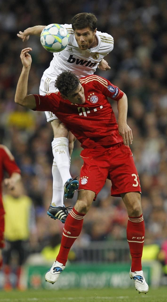 Semifinále LM: Real - Bayern (Xabi Alonso a Mario Gomez)