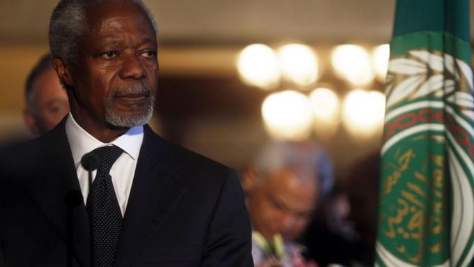 Zvláštní zmocněnec OSN a Ligy arabských států Kofi Annan.
