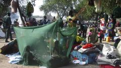 Lidé prchající z domovů v Jižním Súdanu