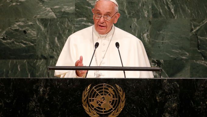 Papež František ve Valném shromáždění OSN.