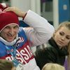 Maria Kirilenková a Alexandr Ovečkin na hrách v Soči