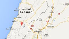 Místo únosu pěti Čechů v Libanonu