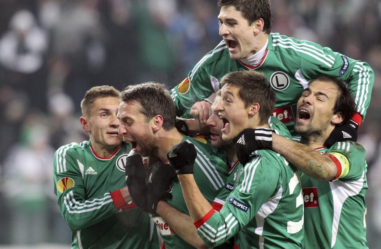 Evropská liga: radost Legie Varšava (2012)