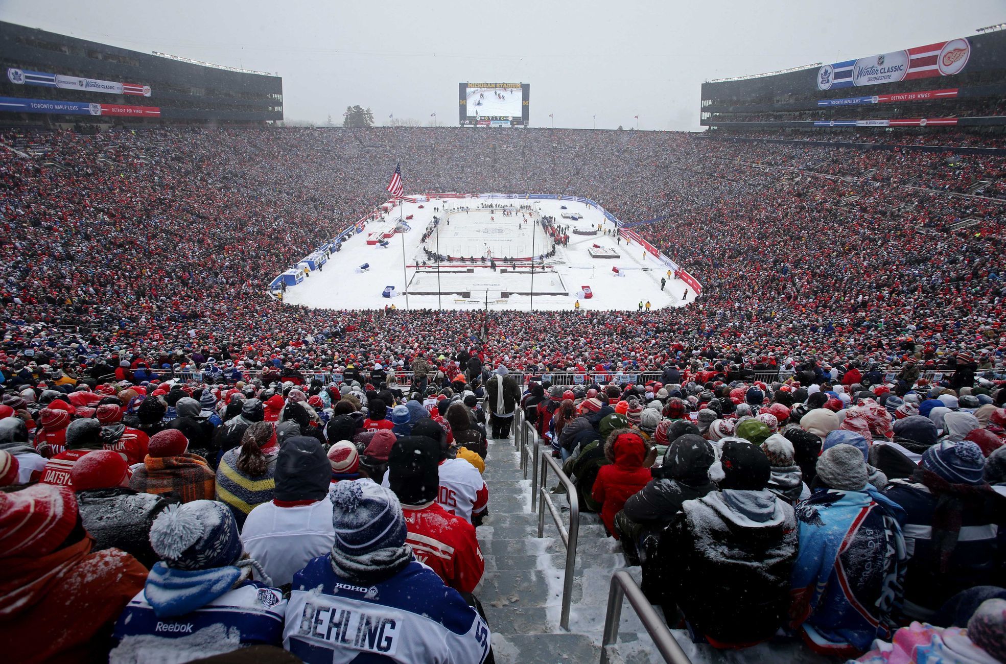 NHL Winter Classic, Detroit-Toronto: diváci