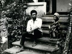 Wole Soyinka poté, co byl v říjnu 1969 po dvou letech propuštěn z vězení.
