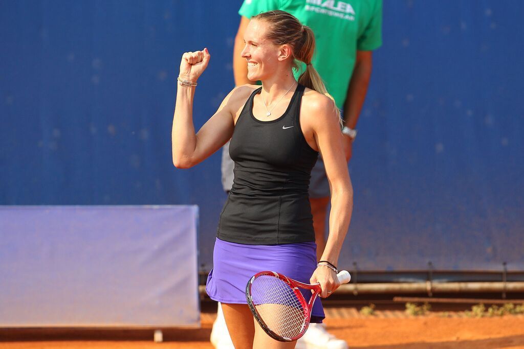 Nicole Vaidišová na turnaji v Praze na Štvanici 2015