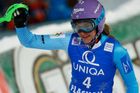 Lyžařka Šárka Strachová skončila podruhé za sebou druhá ve slalomu Světového poháru.