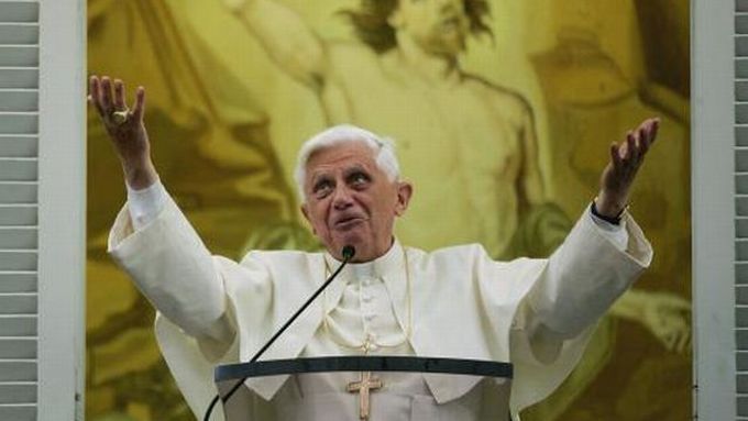 Benedikt XVI. při dnešním proslovu v Římě