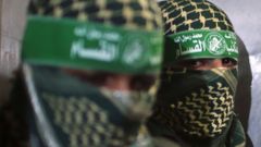 Maskovaní členové Hamásu.