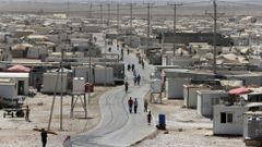 Jordánsko - uprchlický tábor Zátarí