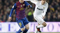 Španělský pohár: Barcelona - Real Madrid (Messi, Kaká)
