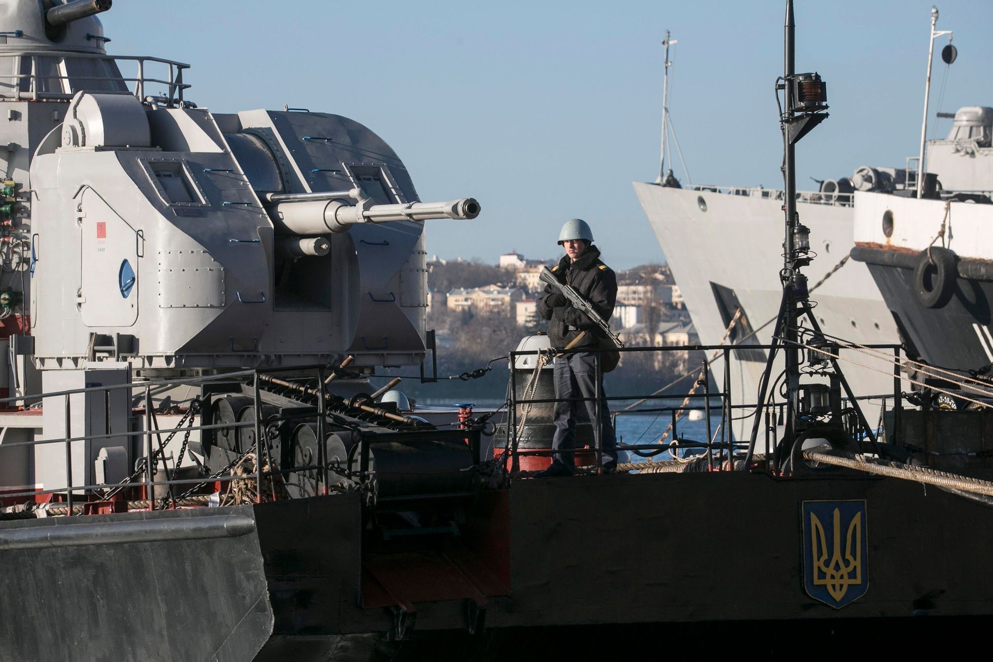 Ukrajina - Krym - Sevastopol - ukrajinské námořnictvo - 5. 3. 2014