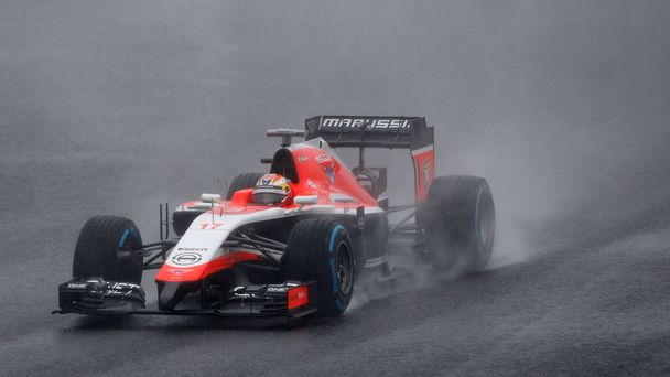 Marussia Formula One driver Jules Bianchi of France drives during the Japanese F1 Grand Prix at the Suzuka Circuit