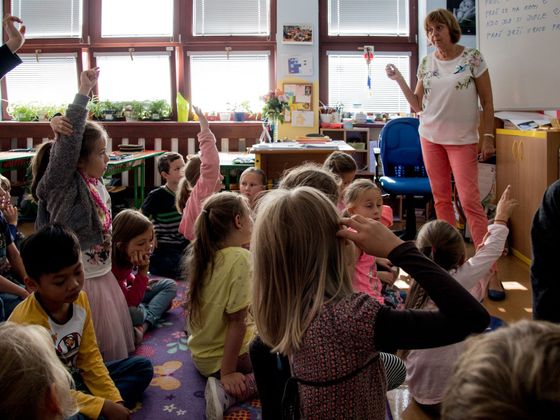 Vítězové Global Teacher Prize Jana Kopecká, nejlepší učitelka, vítězka Global Teacher Prize