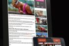 Aktuálně.cz má novou sportovní rubriku. Je dostupná nejen z vašeho počítače, ale současně z jakéhokoliv mobilního zařízení včetně tabletů.